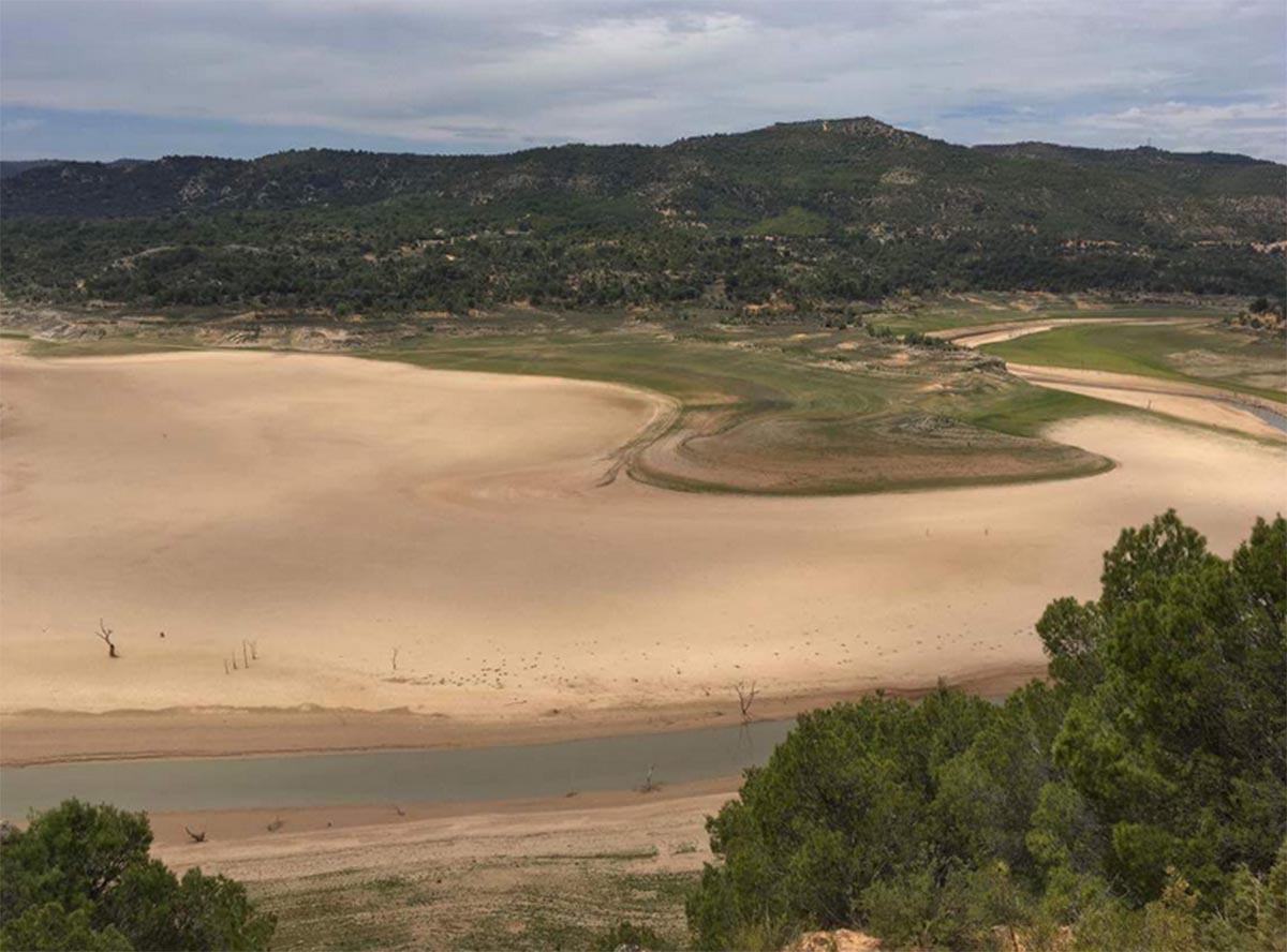 El pantano de Entrepeñas apenas llega al 11 por 100 de su capacidad