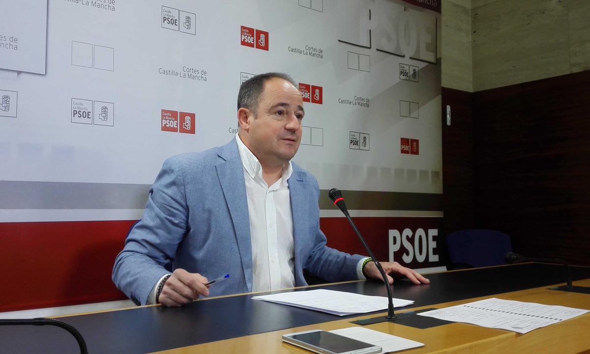 El diputado del PSOE en las Cortes de Castilla-La Mancha Emilio Sáez.