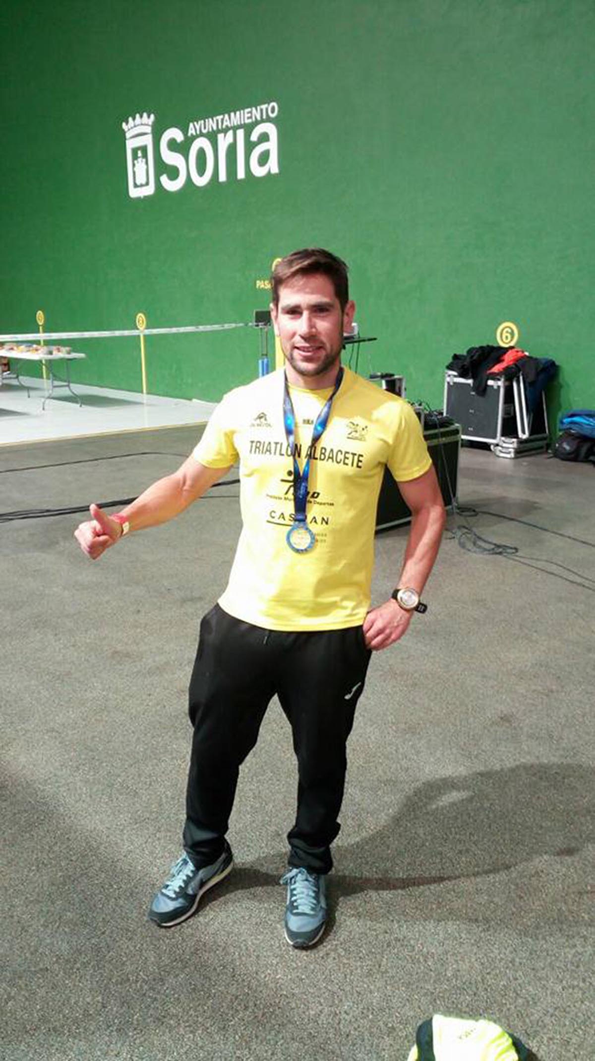 Miguel Ángel Huerta, subcampeón de Europa de duatlón (30-34)