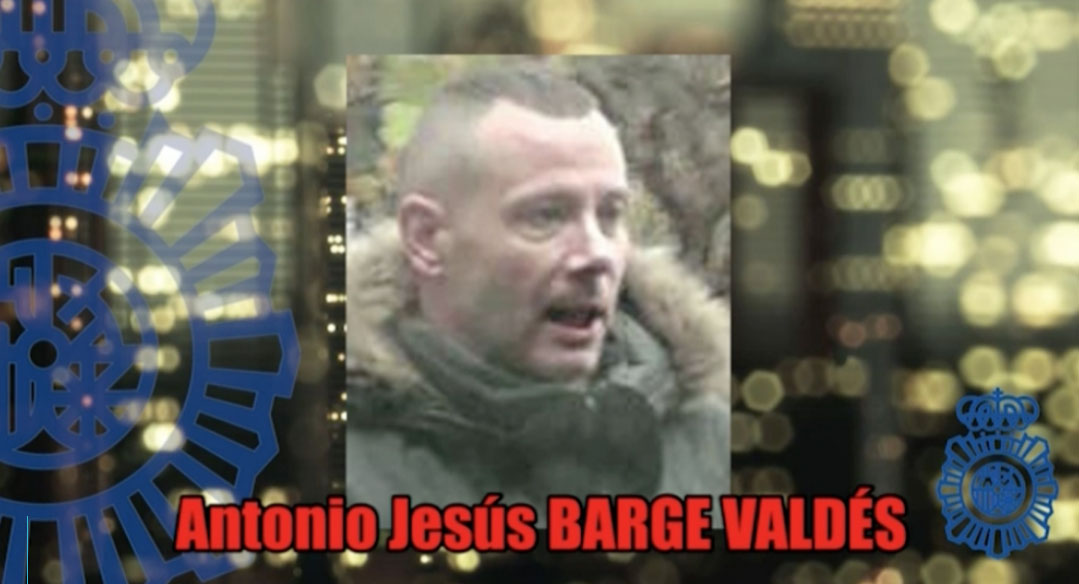 Antonio Jesús Barge Valdés, fugitivo detenido tras 13 años de búsqueda