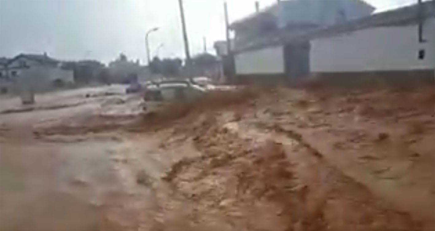 La tromba de agua caída en Minglanilla ha sido brutal
