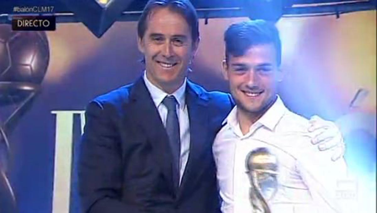 José Arnaiz (Valladolid, con Julen Lopetegui), mejor castellanomanchego en la Liga Adelante