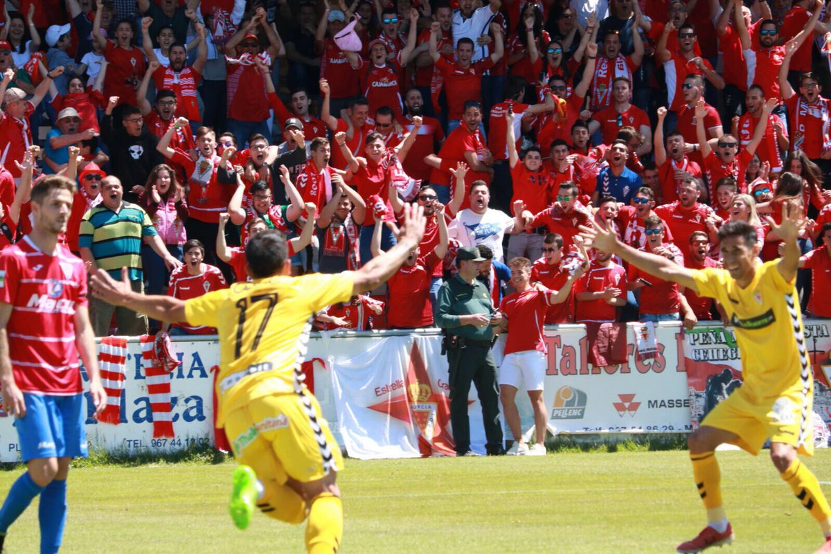 Gol del Murcia frente a La Roda