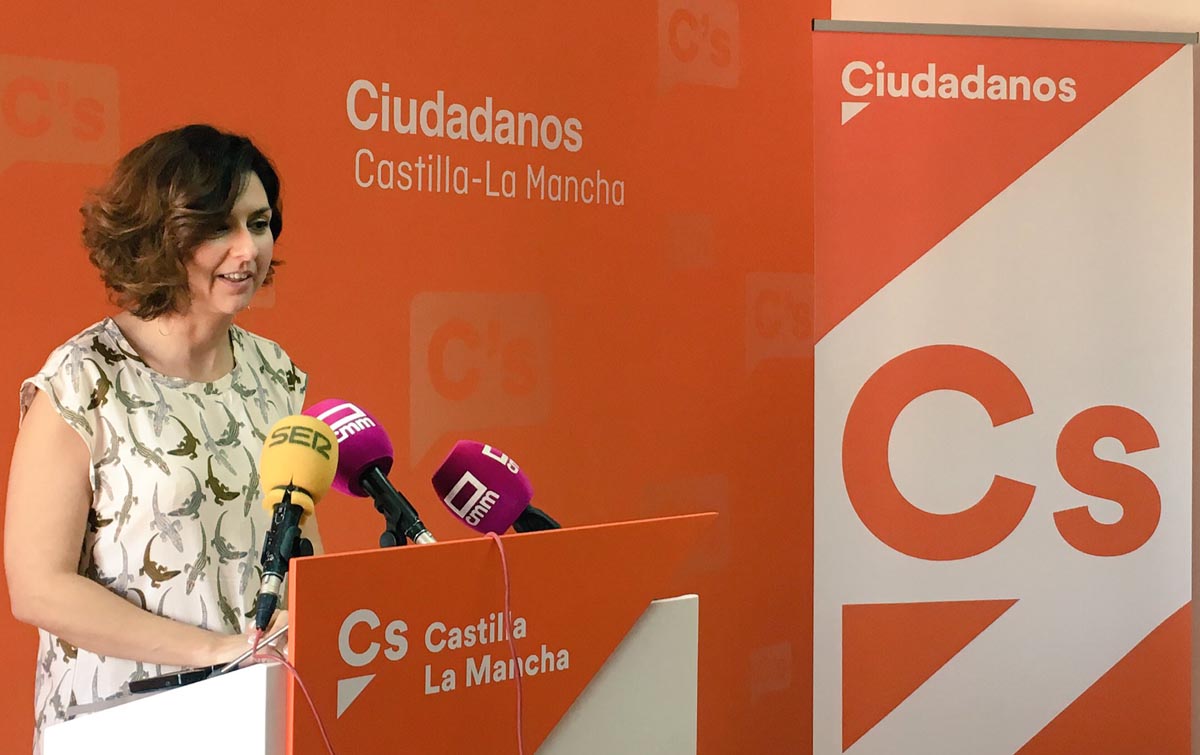 La portavoz de Ciudadanos Castilla-La Mancha, Orlena de Miguel.