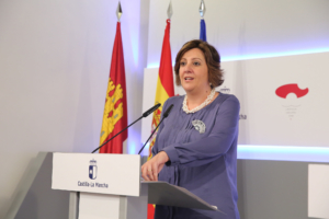 El consejera de Economía, Empresas y Empleo, Patricia Franco. Compromiso de contratación