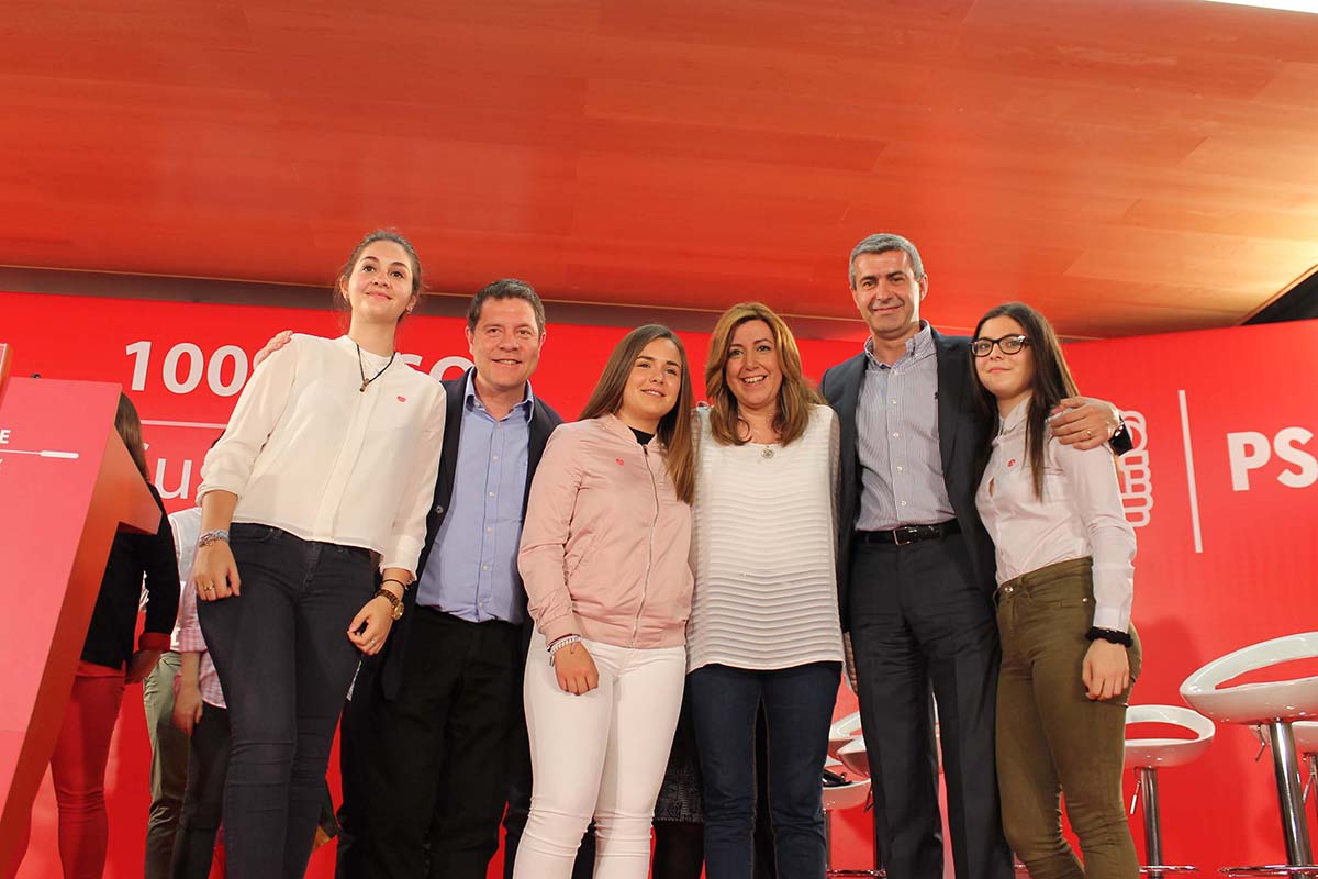 Susana Díaz en un acto en Toledo.