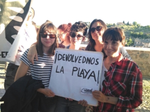 Concentración de la Plataforma en Defensa del Tajo