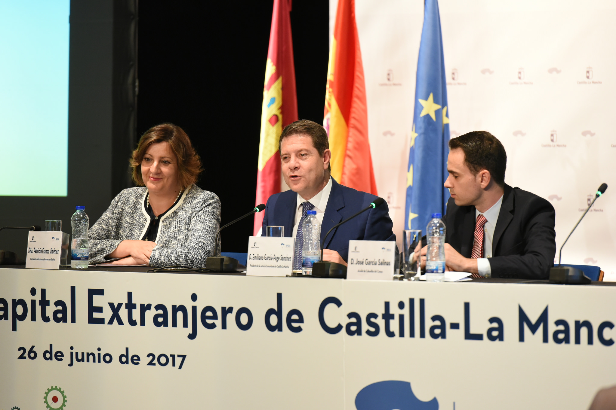 Page en el I Foro de Capital Extranjero en Castilla-La Mancha.