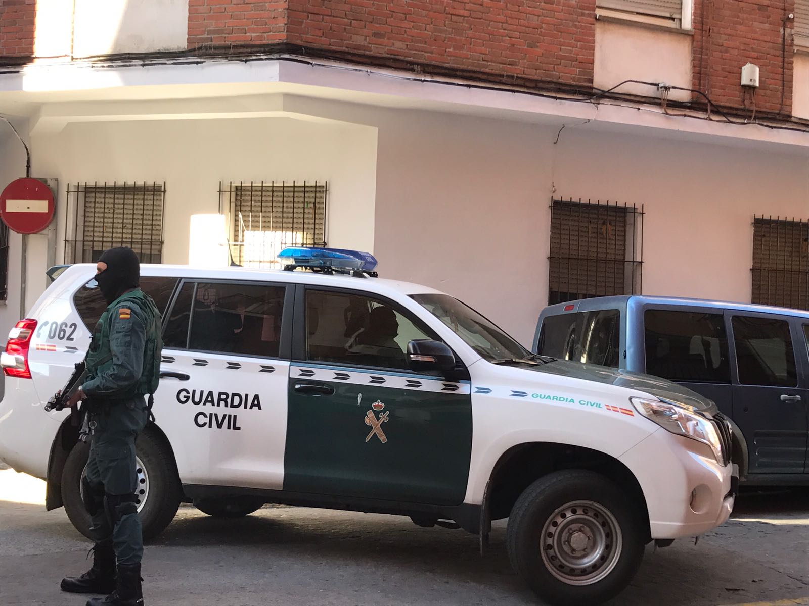 Imagen de la operación desarrollada en Talavera. Pateras