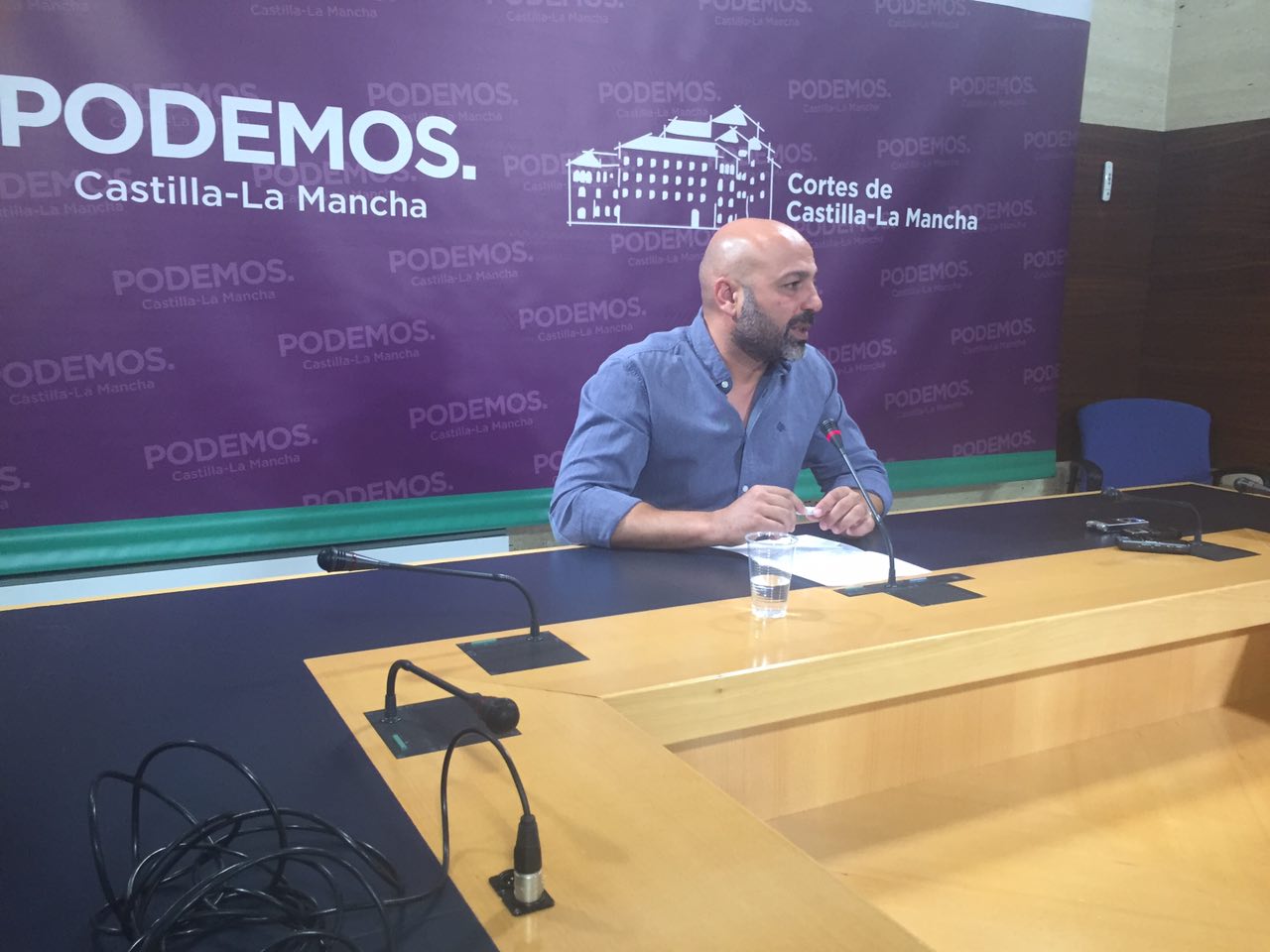 El secretario general de Podemos CLM, José García Molina. presupuestos. Podemos Ciudad Real