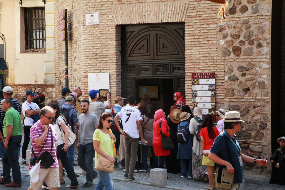 Turistas en Toledo. Free tours