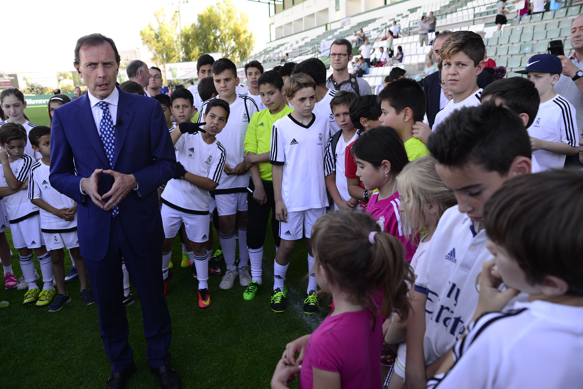 Campus Real Madrid. Emilio Butragueño