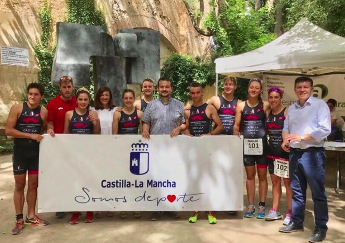 Juan Ramón Amores asistió al Nacional de triatlón