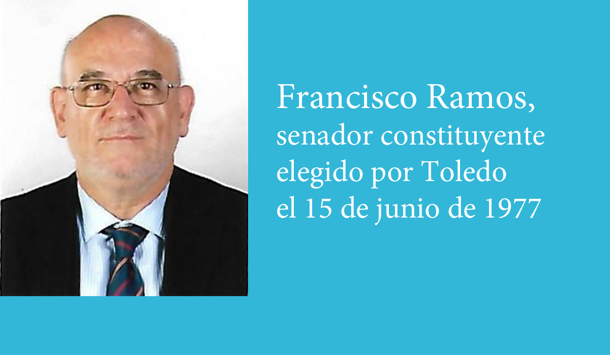 Francisco Ramos, senador constituyente elegido por Toledo el 15 de junio de 1977.