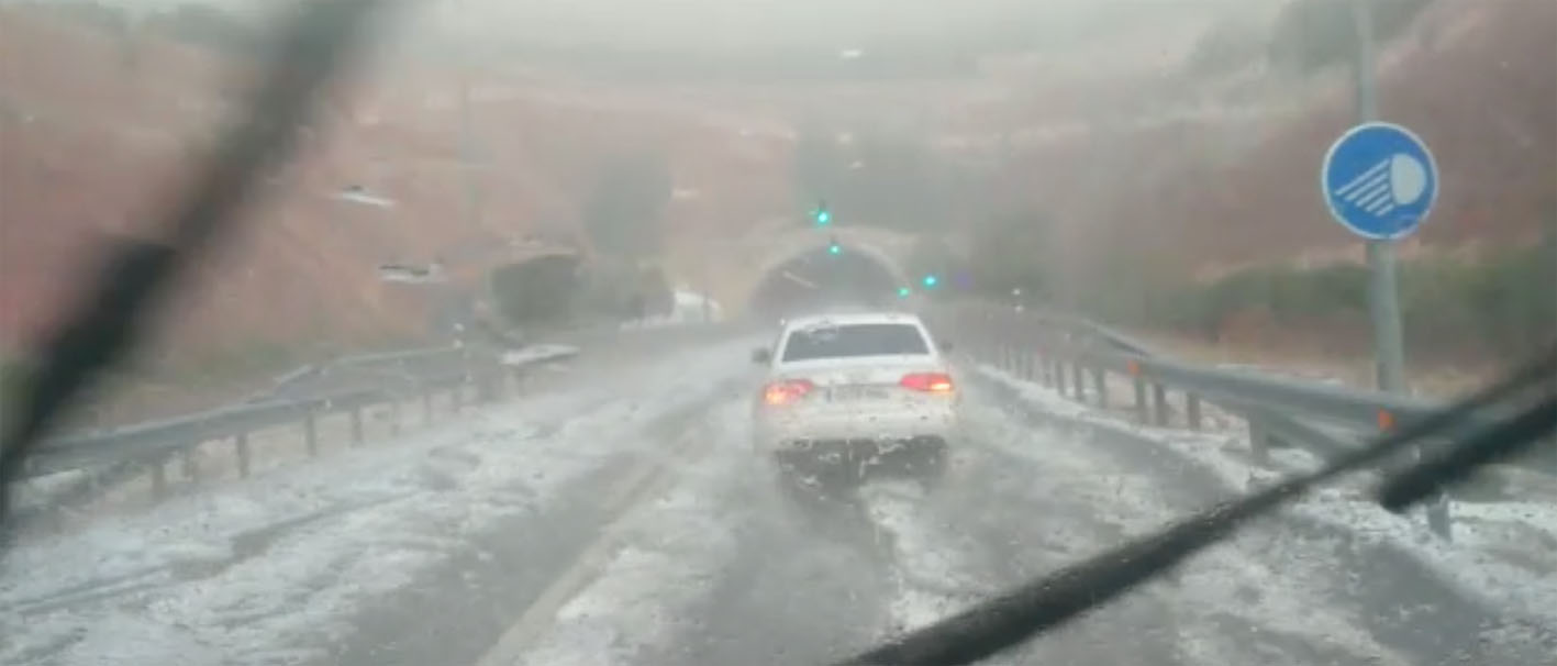 Granizada caída el día del Corpus en Los Yébenes