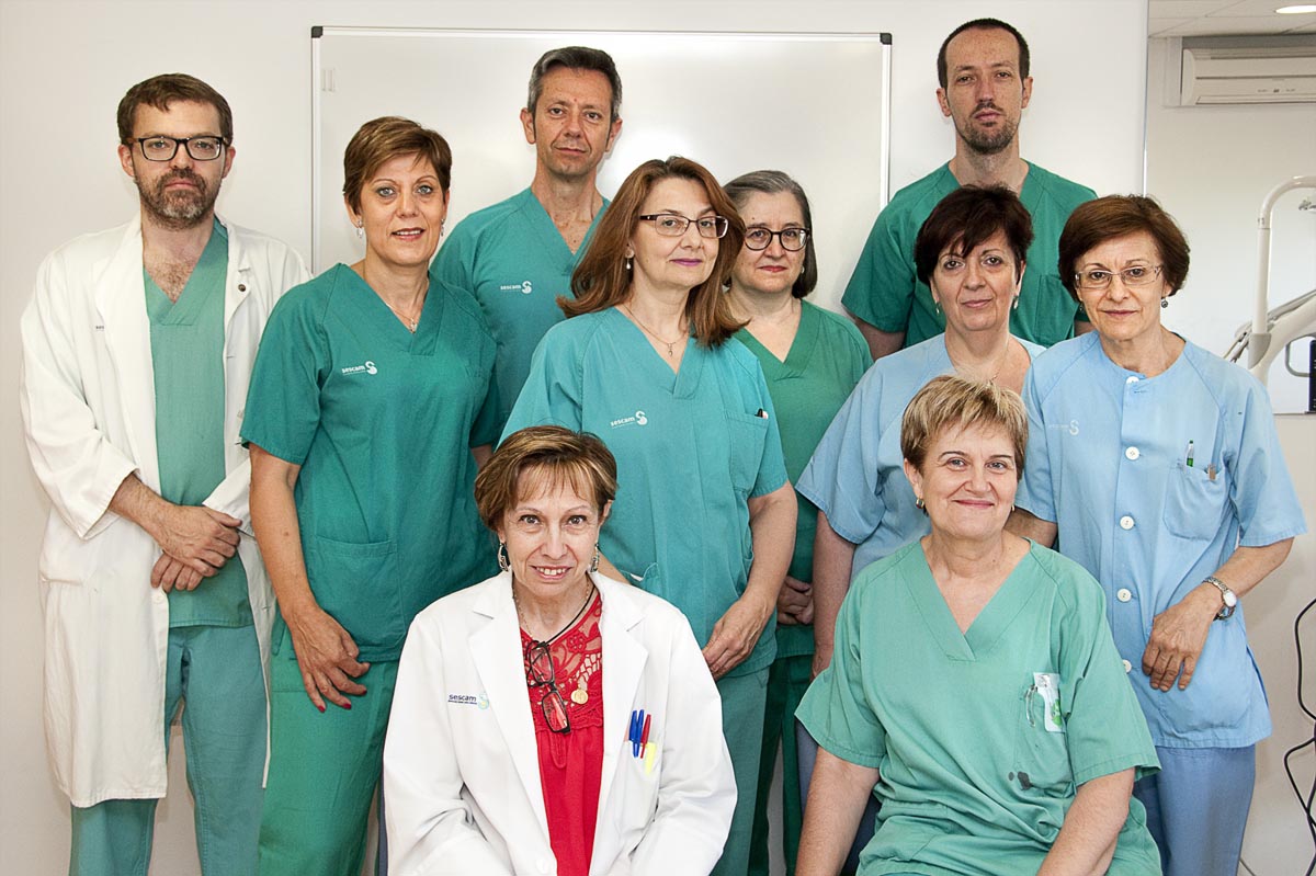 Equipo de Cirugía Oral y Maxilofacial del Hospital de Guadalajara.