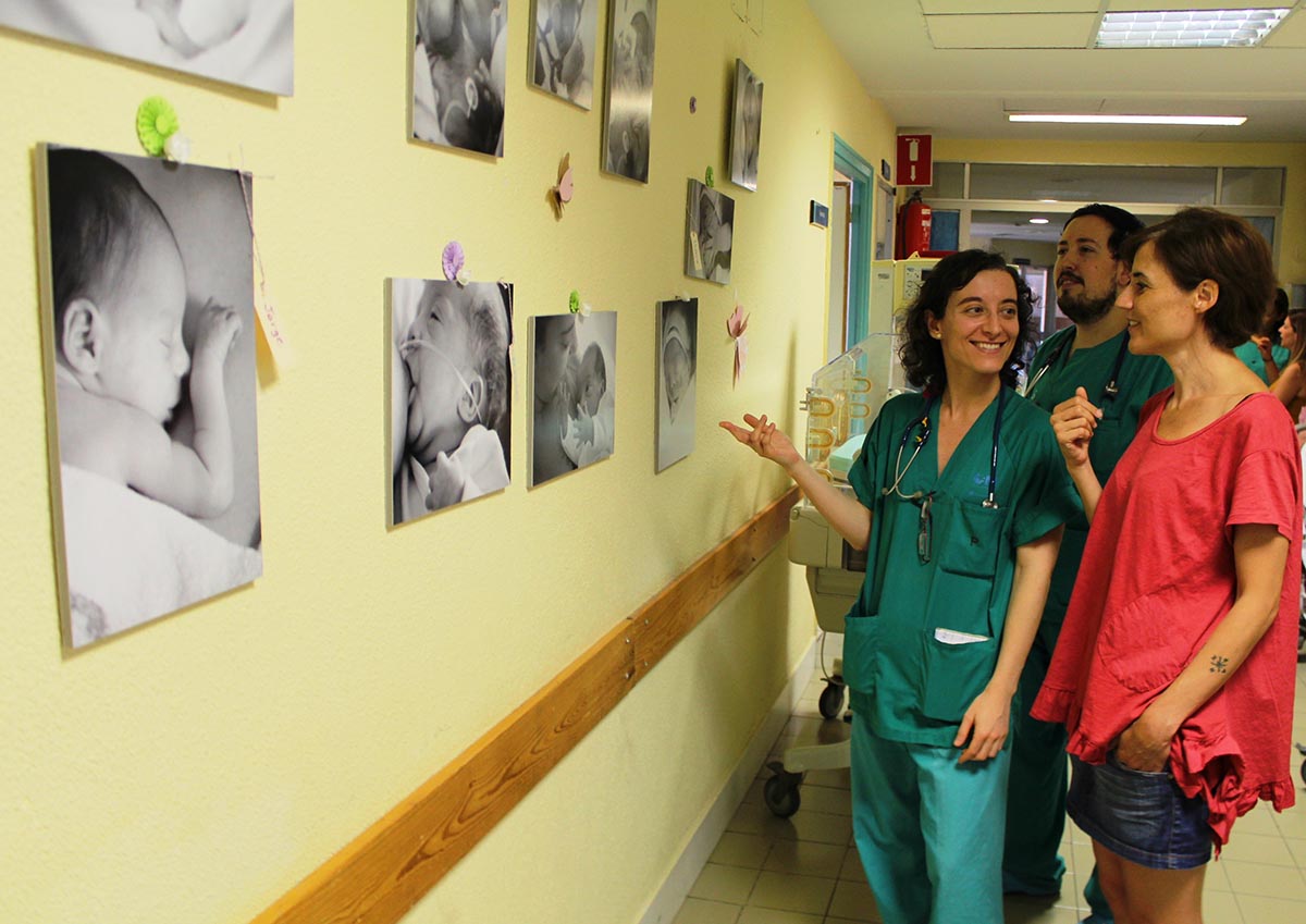 Exposición de fotografías en el Hospital de Toledo.