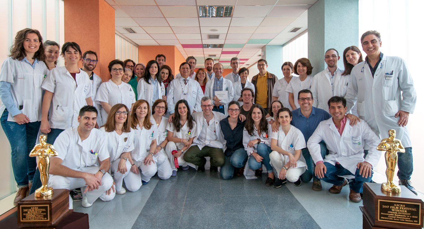 Integrantes del Servicio de Oftalmología de Hospital Mancha Centro de Alcázar de San Juan.