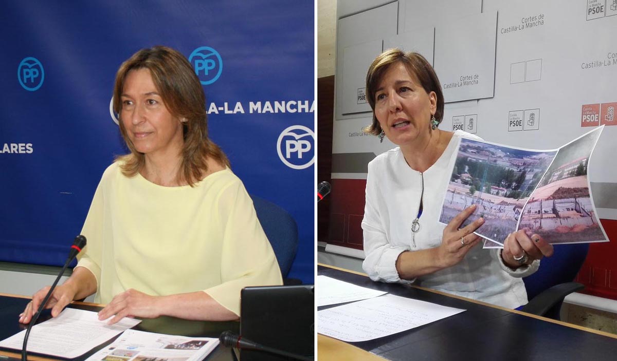 Ana Guarinos (PP) y Blanca Fernández (PSOE).