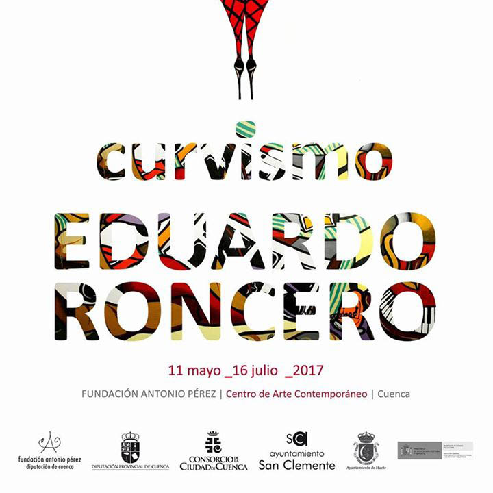 Cartel de la exposición de Eduardo Roncero en Cuenca.