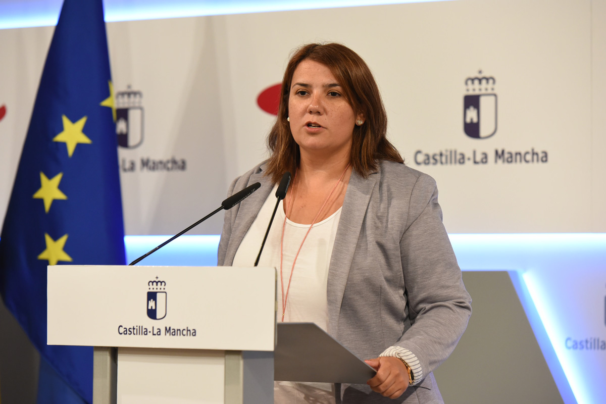 La consejera de Fomento, Tita García Élez.