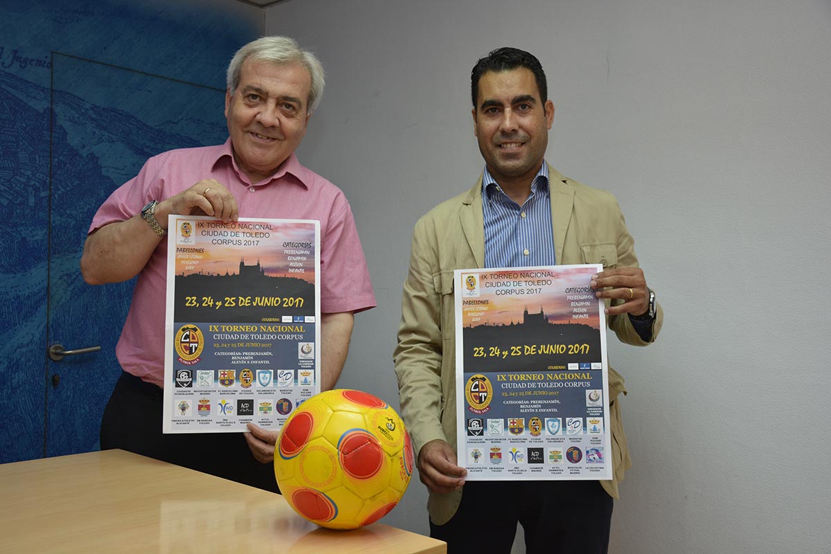 Del Pino (izquierda) y Andreu Linares han presentado el torneo Ciudad de Toledo