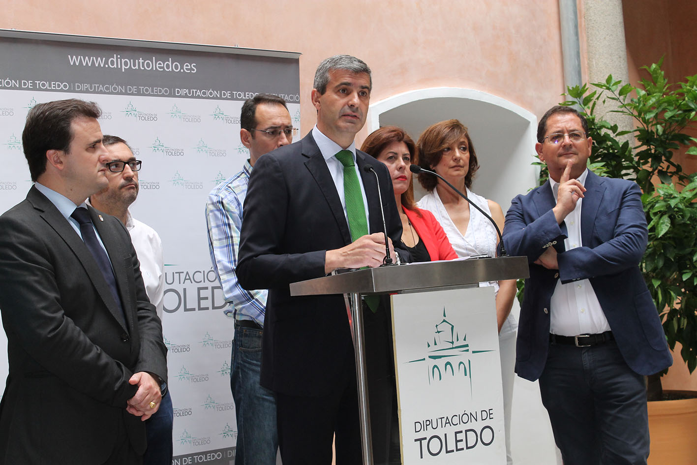 Álvaro Gutiérrez y el Gobierno de la Diputación de Toledo