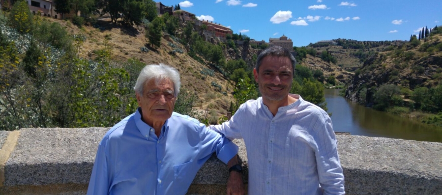 Padre e hijo, Manuel J. Arias y Manuel Arias. @grancocolio