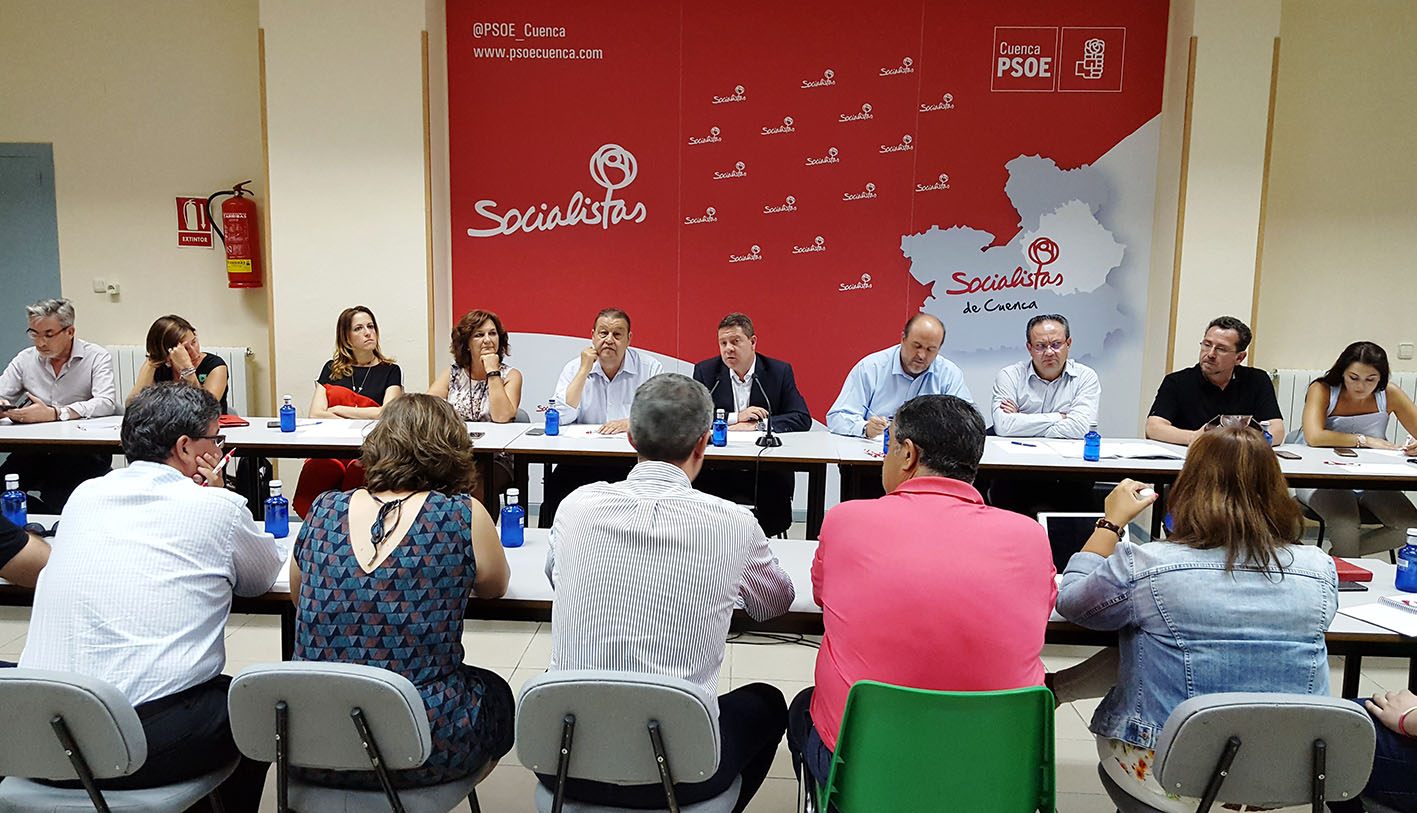 Reunión de la Ejecutiva del PSOE en Cuenca