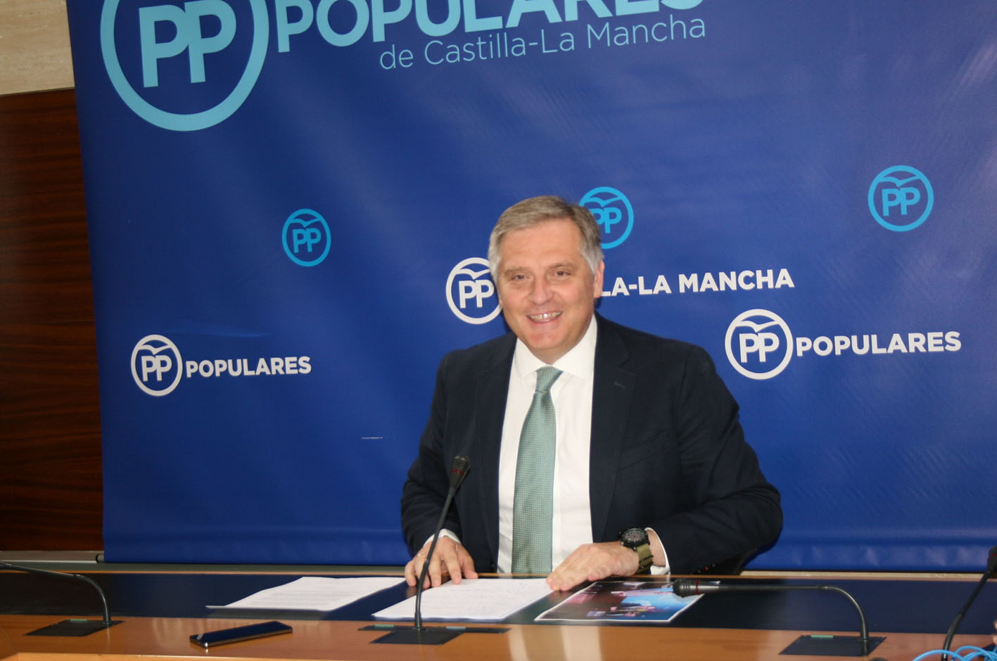 Francisco Cañizares, portavoz del PP en las Cortes de Castilla-La Mancha. trasvase listas de espera