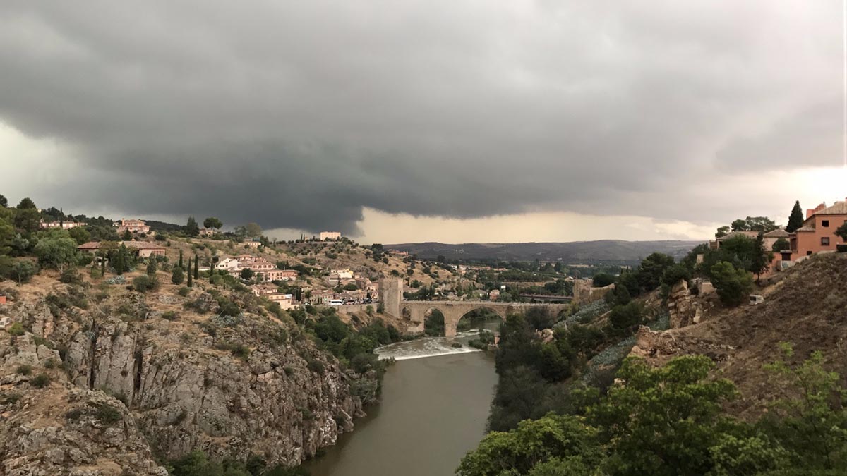 Granizada en Toledo.