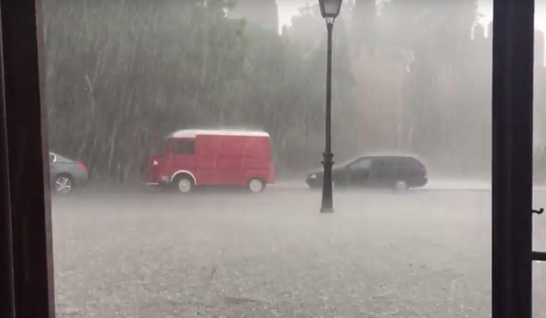 Granizada en Toledo.