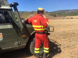Incendio forestal de Cañamares (Cuenca).