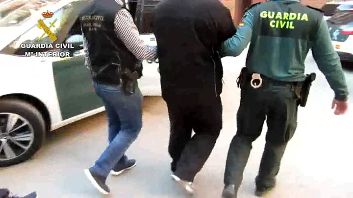 Detención de la Guardia Civil.