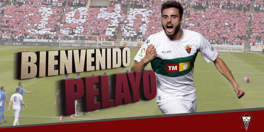 Imagen de bienvenida a Pelayo que ha publicado el Albacete Balompié.