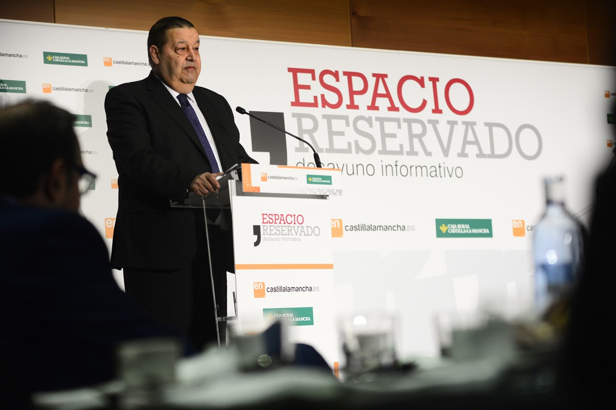 El presidente de las Cortes de Castilla-La Mancha y secretario de Organización del PSOE de CLM, Jesús Fernández Vaquero.