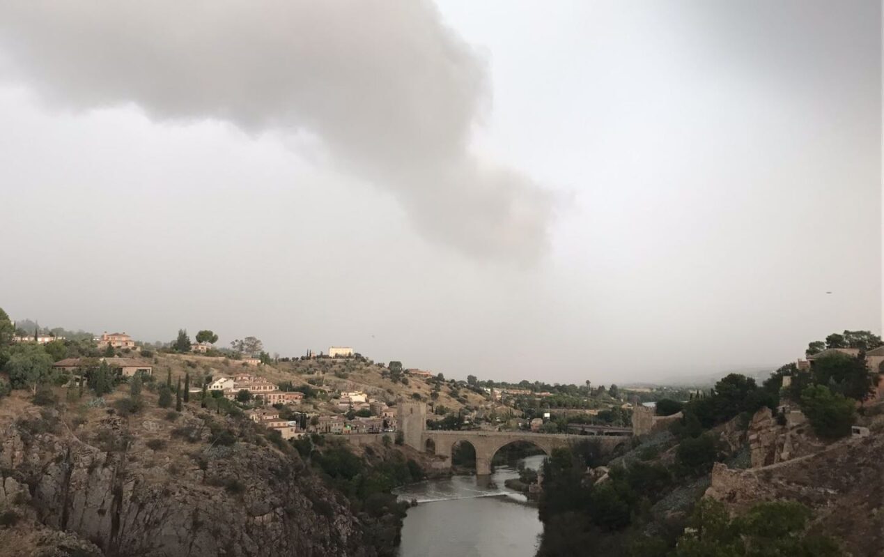 Tormentas de granizo en Toledo.