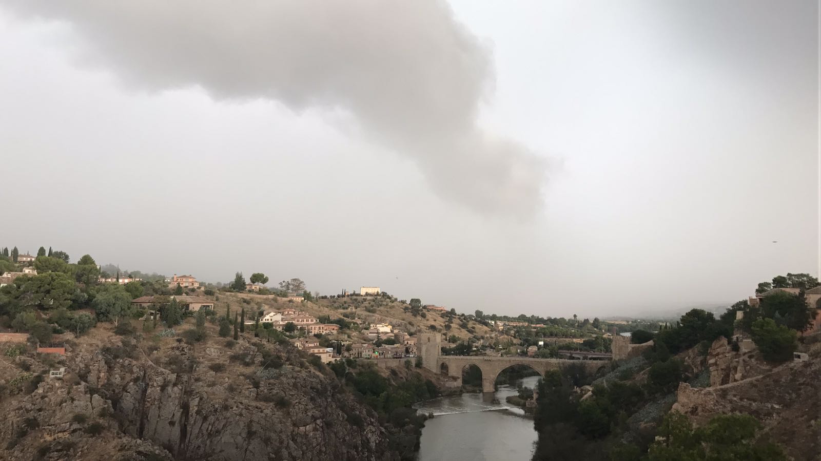 Tormentas de granizo en Toledo.