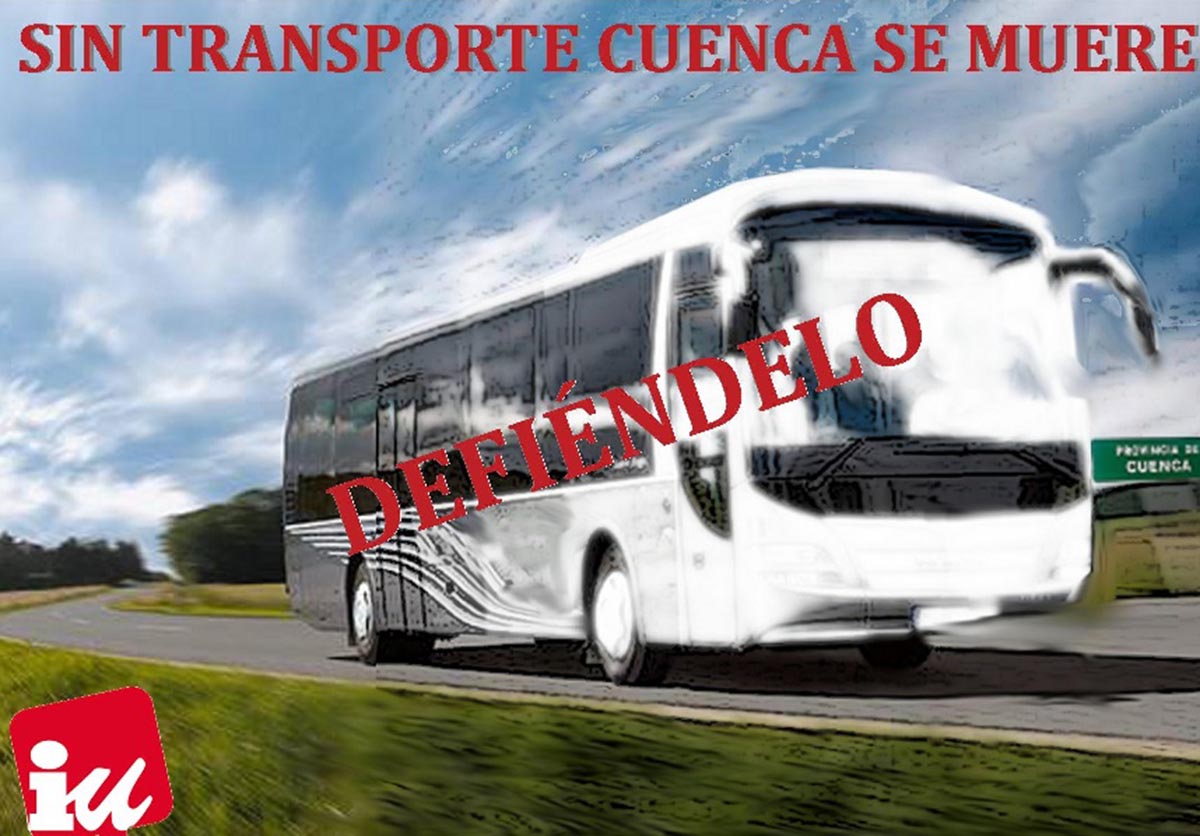 Según IU, el cierre de líneas de autobús afectaria a 13 pueblos