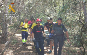 El rescate fue en la zona del nacimiento del río Mundo