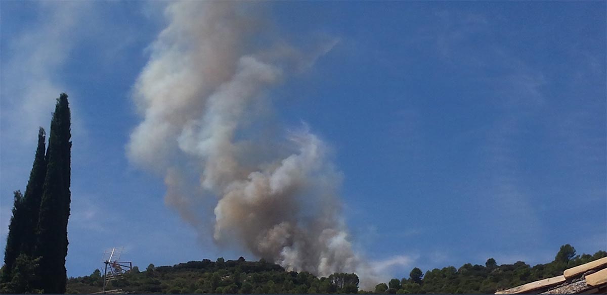 Incendio en Sacedón