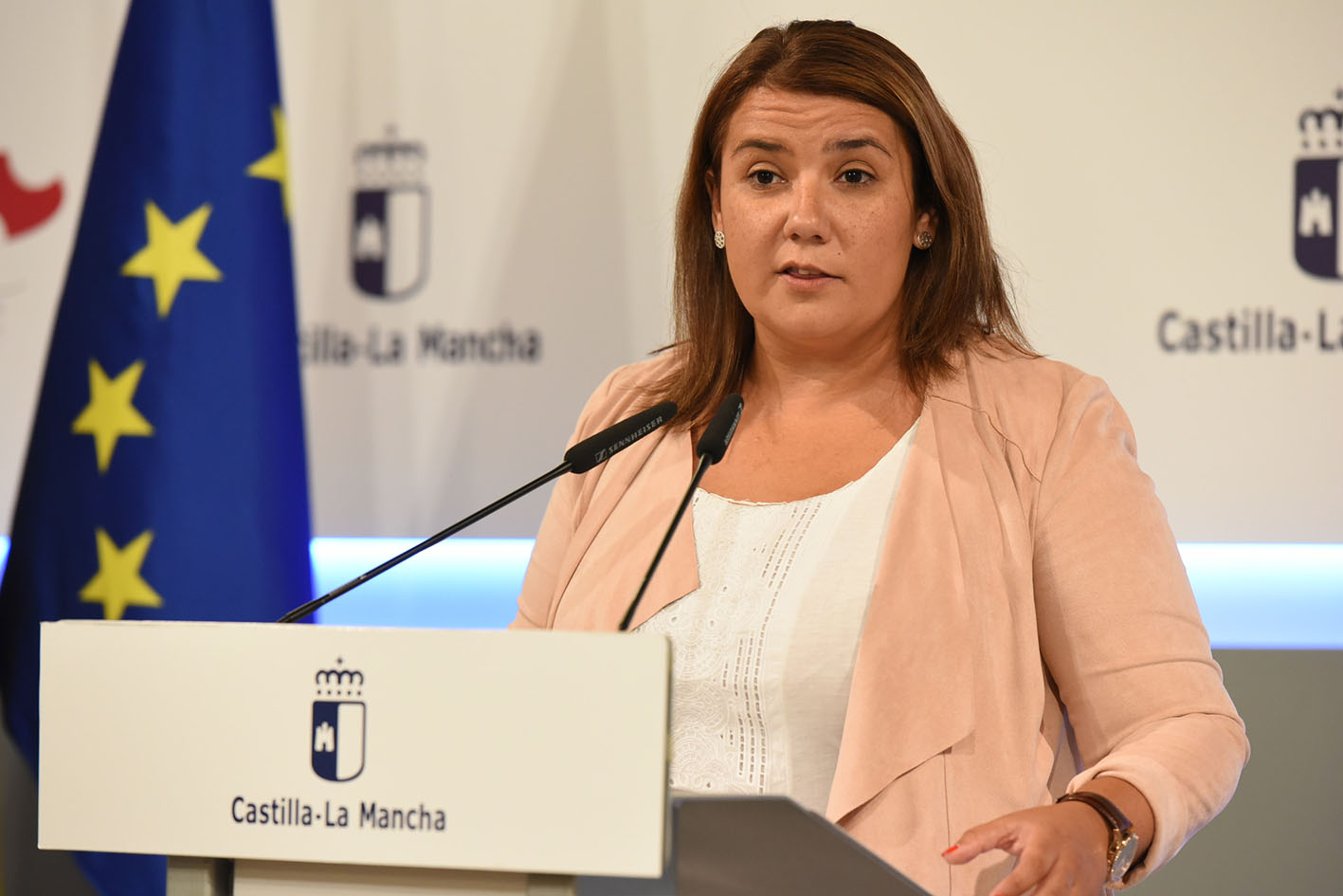 Tita García, consejera de Fomento. Puy du Fou