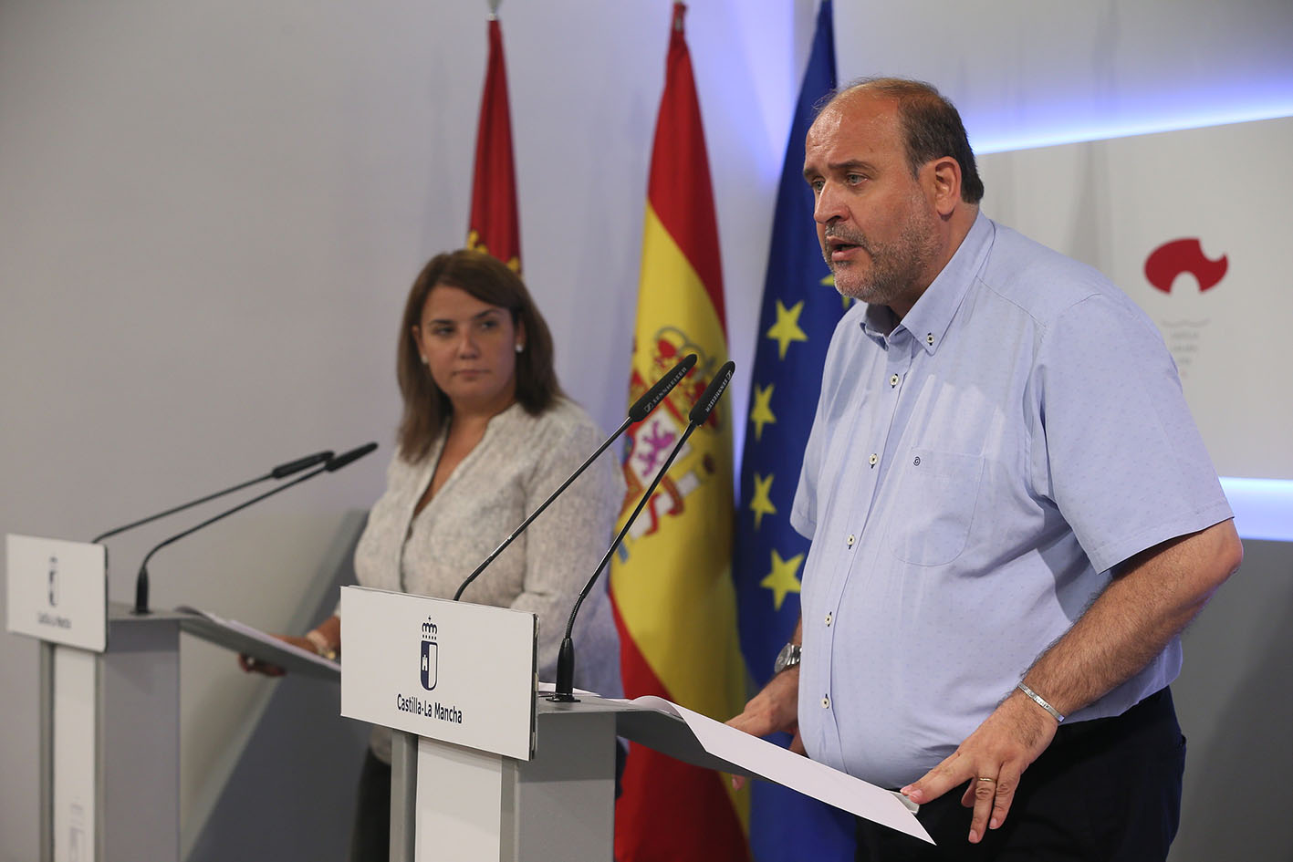 Tita García y José Luis Martínez Guijarro. colectivos