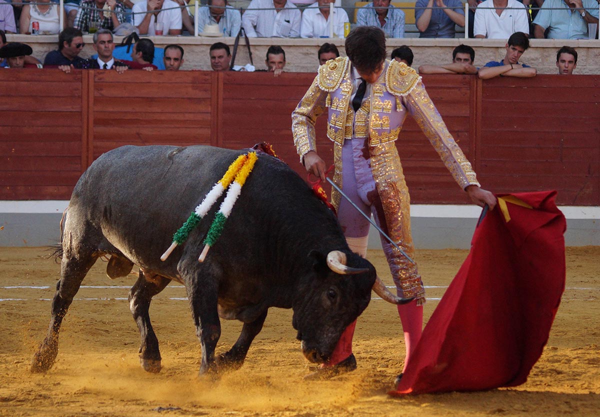 Angel Sanchez cuajó una gran actuación en el certamen de novilladas de Villaseca