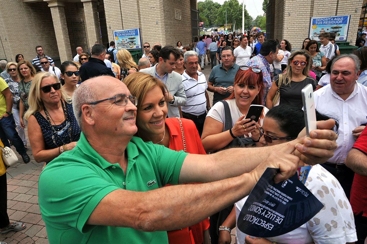 Cospedal en la Feria de Albacete