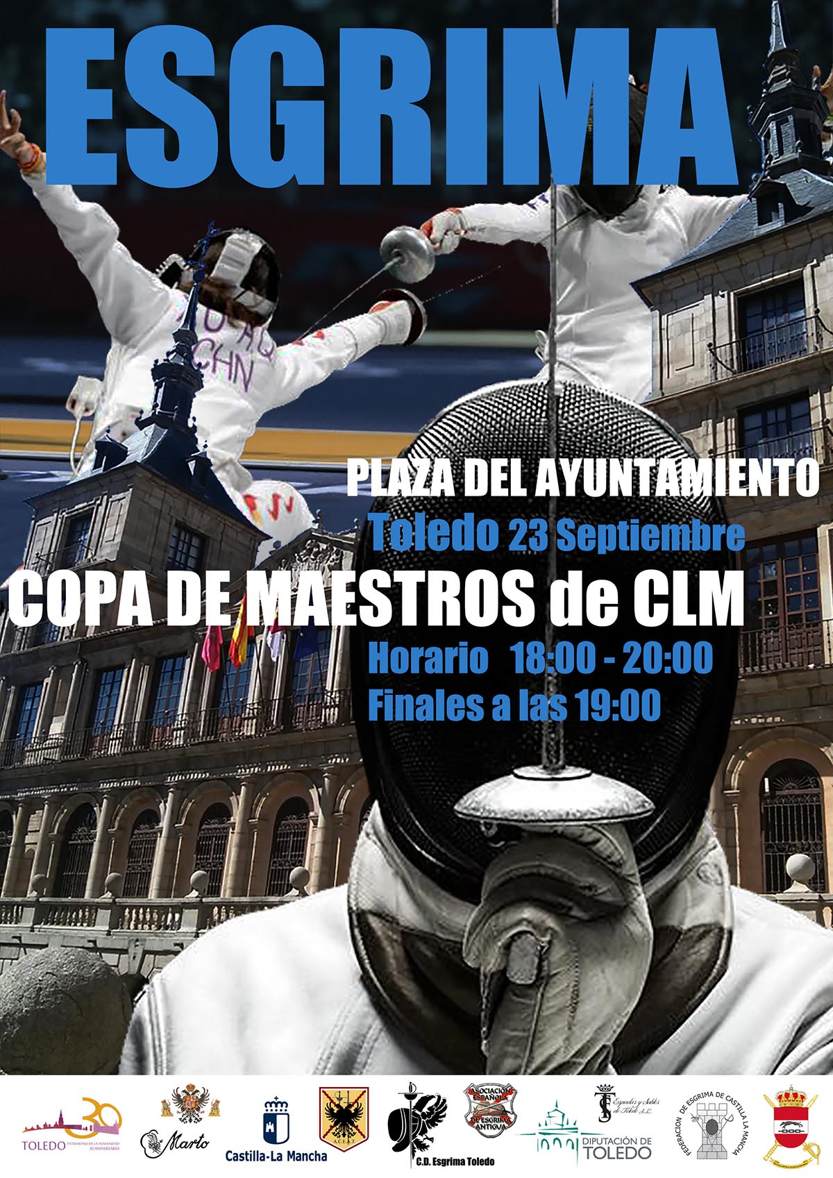 Cartel de la II Copa de Maestros de esgrima