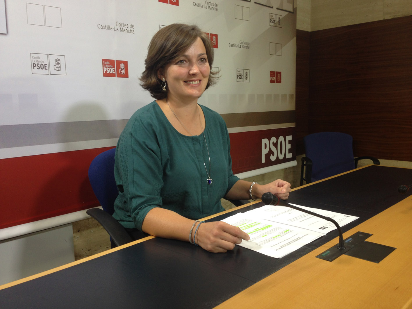 La diputada regional del PSOE, Charo García Saco.