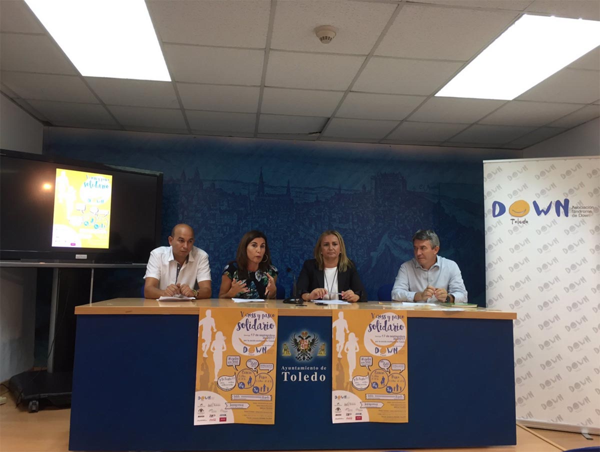 Presentación de la carrera en pro de Downtoledo