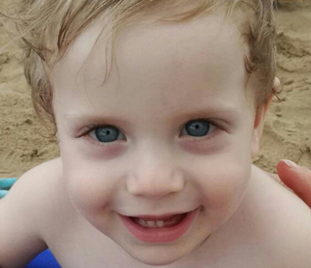 La foto del pequeño Diego diagnosticado con la enfermedad Duchenne