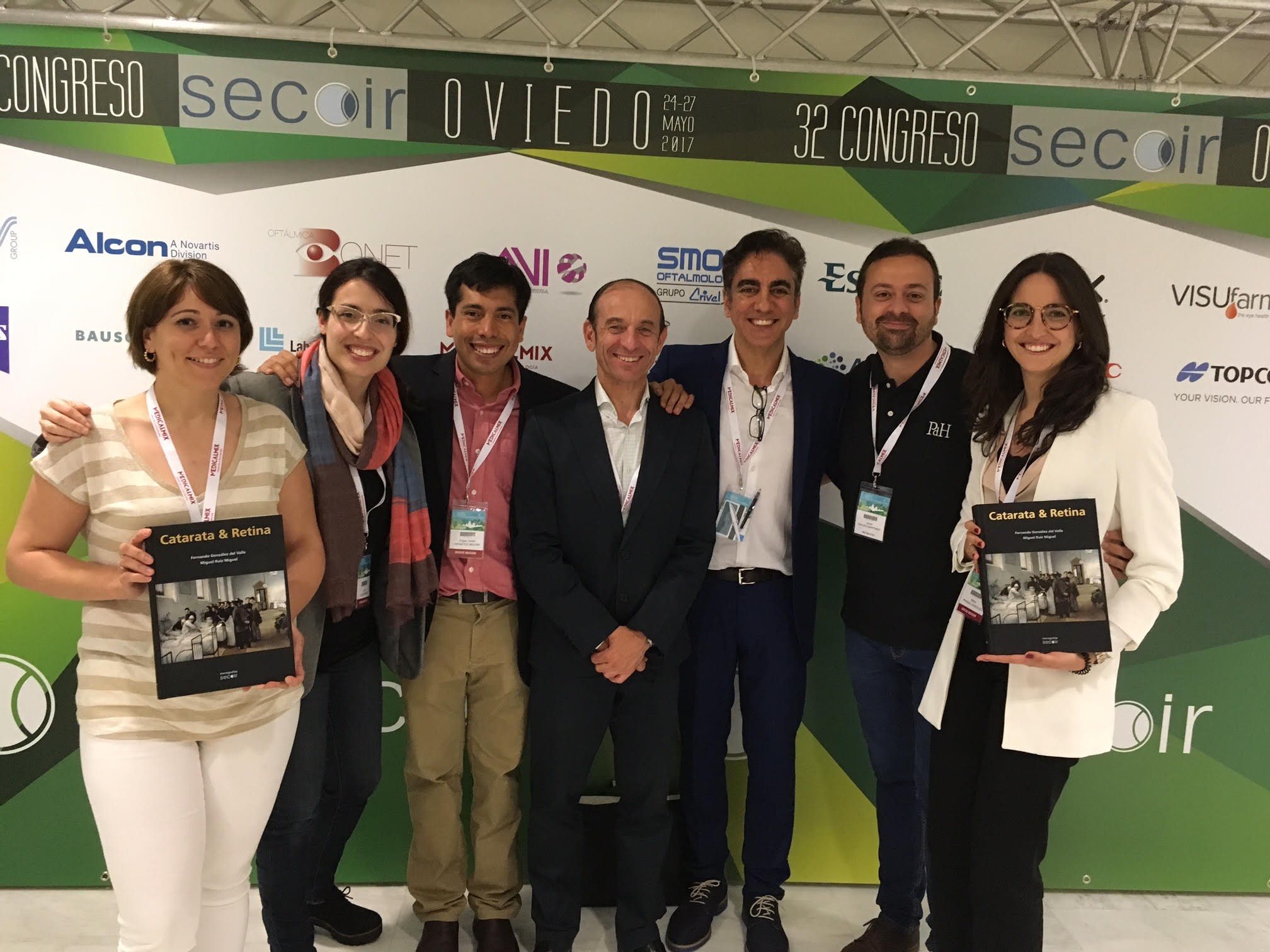 Oftalmólogos premiados del Hospital Mancha Centro de Alcázar de San Juan.